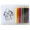 Set 8 colori e 20 disegni da colorare colore multicolor MO7389-99