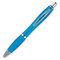 Penna a sfera in ABS con rifiniture in silver colore turchese KC3314-12