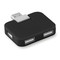 Multipresa USB in ABS quadrata colore nero MO8930-03