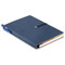 Notebook in carta riciclata con post it e penna ecologica colore blu MO9213-04