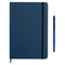 Set notebook A5 con penna touch screen abbinata colore blu MO9348-04