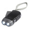 Torcia dinamo in ABS con 2 LED colore nero MO8235-03