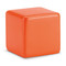 Antistress a forma di cubo in PU colore arancio MO7659-10