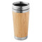 Thermos doppio strato in bamboo con tappo in PP colore legno MO9444-40