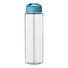 Borraccia sportiva H2O Vibe a parete singola - colore Trasparente/Azzurro Acqua