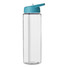 Borraccia sportiva H2O Vibe a parete singola - colore Trasparente/Azzurro Acqua