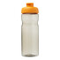 Borraccia sportiva H2O Eco da 650 ml - colore Carboncino/Arancio
