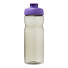 Borraccia sportiva H2O Eco da 650 ml - colore Carboncino/Porpora