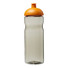 Borraccia sportiva H2O ECO con coperchio a cupola - colore Carboncino/Arancio