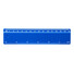 Righello cm 15 in plastica rigida - colore Blu