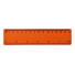 Righello flessibile in plastica leggera 15 cm - colore Arancio