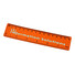 Righello flessibile in plastica leggera 15 cm - colore Arancio