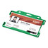 Portabiglietti plastica - colore Verde