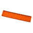 Righello flessibile in plastica leggera 15 cm - colore Arancio