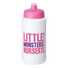 Borraccia sportiva Baseline® Plus da 500 ml coperchio a cupola - colore Bianco/Rosa