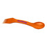 Cucchiaio, forchetta e coltello 3 in 1 - colore Arancio