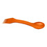Cucchiaio, forchetta e coltello 3 in 1 - colore Arancio
