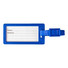 Etichetta per bagaglio in plastica - colore Blu