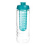 Borraccia H2O Treble 750 ml con infusore - colore Trasparente/Azzurro Acqua