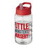Borraccia sportiva H2O Bop 500 ml  - colore Trasparente/Rosso
