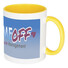 Tazza in ceramica colorata 330 ml - colore Giallo