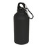 Borraccia opaca con moschettone 400 ml - colore Nero