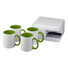 Set regalo di quattro tazze Jonsy - colore Lime