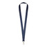 Lanyard con comodo gancio - colore Navy