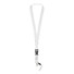 Lanyard porta cellulare  con fibbia rimovibile - colore Bianco