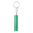 Portachiavi con logo luminoso Pull - colore Verde