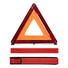 Triangolo di sicurezza in custodia - colore Rosso