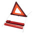 Triangolo di sicurezza in custodia - colore Rosso