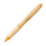 Penna a sfera eco in bamboo - colore Naturale/Arancio