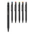 Penna a sfera capacitiva in gomma - colore Nero/Argento