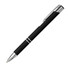 Penna a sfera con fusto soft touch - colore Nero