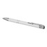 Penna a sfera con fusto soft touch - colore Bianco