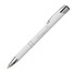 Penna a sfera con fusto soft touch - colore Bianco