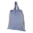Sacca con cordoncino e manici 150 gr - colore Blu Heather