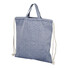 Sacca con cordoncino e manici 150 gr - colore Blu Heather