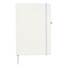 Blocco note con copertina soft touch - colore Bianco