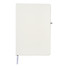 Blocco note con copertina soft touch - colore Bianco