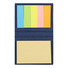 Blocco con post-it e segnapagine - colore Blu