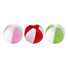 Pallone da spiaggia solido e trasparente - colore Bianco/Rosso