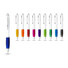 Penna a sfera Boot - colore Bianco/Blu Royal