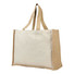 Shopper in juta e canvas 340gr - colore Naturale