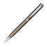 Penna a sfera laccata Luxe - colore Marrone/Argento