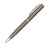 Penna a sfera laccata Luxe - colore Marrone/Argento