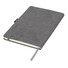 Blocco note A5 in pelle scamosciata - colore Grigio