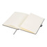 Blocco note A5 in pelle scamosciata - colore Grigio