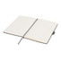 Blocco note A5 in pelle scamosciata - colore Grigio